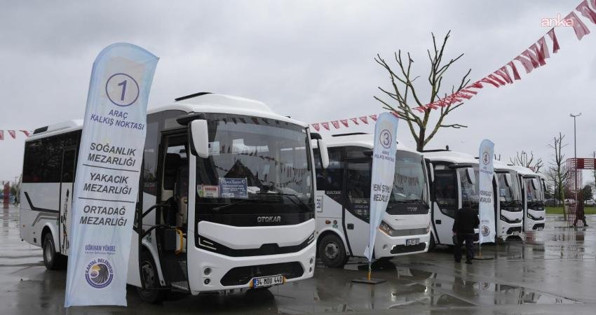 Kartal Belediyesi, Ramazan Bayramı süresince mezarlık ziyareti yapmak isteyen vatandaşlar