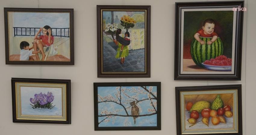 Kartal Belediyesi ev sahipliğinde düzenlenen ressam Tülay Er’in "Bıraktığımız İzler"