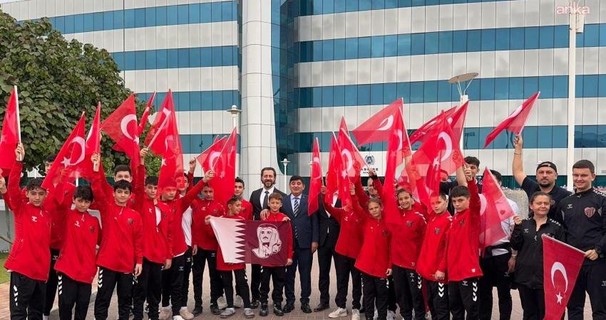 Katar’da bulunan Kuşadası Küçükada Spor Kulübü kafilesinin bölgedeki gelişmeler ve