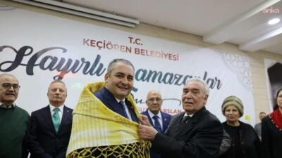 Keçiören Belediye Başkanı Mesut Özarslan, Mevlana Kültür Merkezi’ndeki iftarda Balâ,