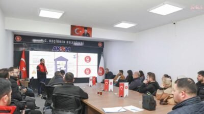 Keçiören Belediyesi Afet İşleri Müdürlüğü eğitmenleri tarafından Çevre Koruma ve