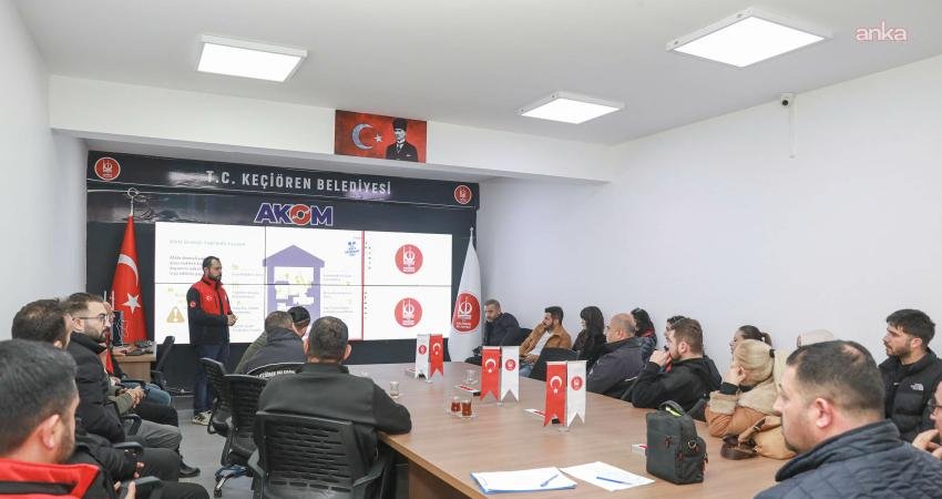 Keçiören Belediyesi Afet İşleri Müdürlüğü eğitmenleri tarafından Çevre Koruma ve