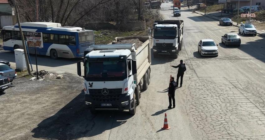 Keçiören Belediyesi Zabıta Müdürlüğü, Bağlum bölgesinde dron destekli tonaj ihlali