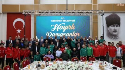 Keçiören Belediyesi, ramazan ayı boyunca 18 noktada kurduğu iftar sofraları
