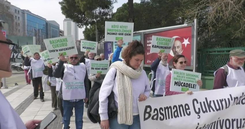 Kültürpark Platformu, İzmir’de yıllardır tartışma konusu olan Basmane Çukuru'na ilişkin