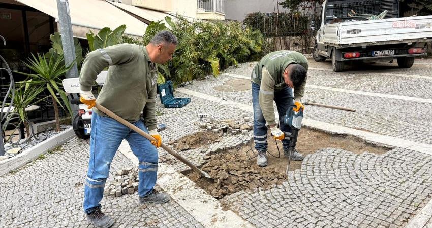 Kuşadası Belediyesi’nden farklı mahallelerde eş zamanlı yol çalışması Kuşadası Belediyesi, kentin ulaşım konforunu artırmak amacıyla başlattığı yol yapım,