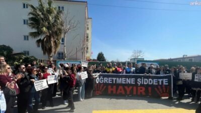 Aydın'ın Kuşadası ilçesinde bir veli tarafından fiziki şiddete uğrayan öğretmen