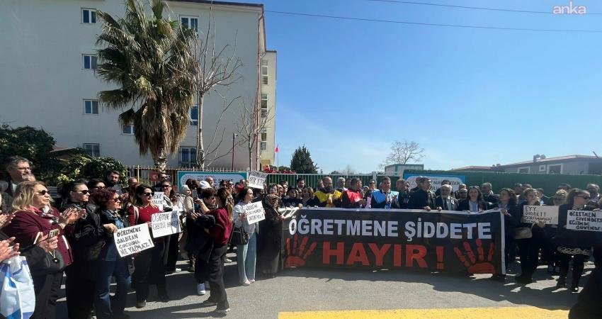 Aydın'ın Kuşadası ilçesinde bir veli tarafından fiziki şiddete uğrayan öğretmen