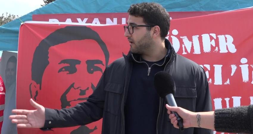 Tutuklu Kuşadası Belediye Başkanı Ömer Günel için Kuşadası’nda kurulan Adalet