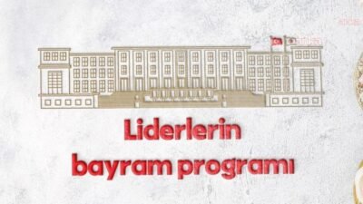 Siyasi parti liderlerinin Ramazan Bayramı programı belli oldu. Bu kapsamda