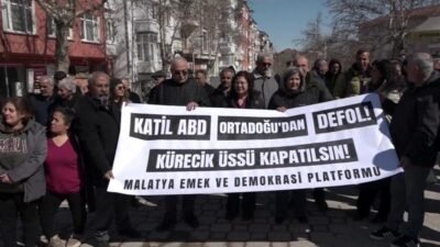 Malatya Emek ve Demokrasi Platformu, ABD ve İsrail’in İran’a yönelik