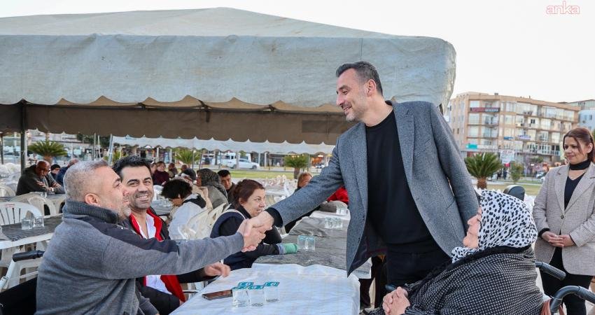 Manavgat Belediye Başkan Vekili Mehmet Çiçek, Atatürk Kültür Merkezi’nde kurulan iftar