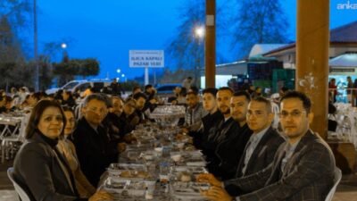 Manavgat’ta ramazan ayı boyunca düzenlenen iftar programları, Ilıca Mahallesi’nde kurulan