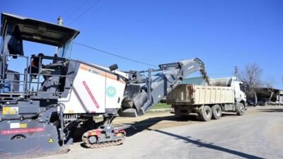 Manisa Büyükşehir Belediyesi, Sarıgöl ilçesindeki Yeni Sanayi Sitesi’nde uzun süredir