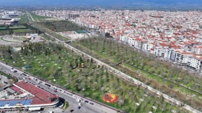 Manisa Büyükşehir Belediyesi, Turgutlu'da Irlamaz Rekreasyon Alanı 1'inci etap çalışmalarını tamamladı.