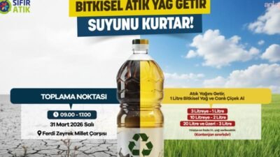 Manisa Büyükşehir Belediyesi, çevre kirliliğiyle mücadelede "Atık Yağını Getir, Suyunu