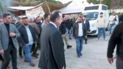 Manisa Büyükşehir Belediyesi, Soma Termik Santrali önünde 17 gündür hak