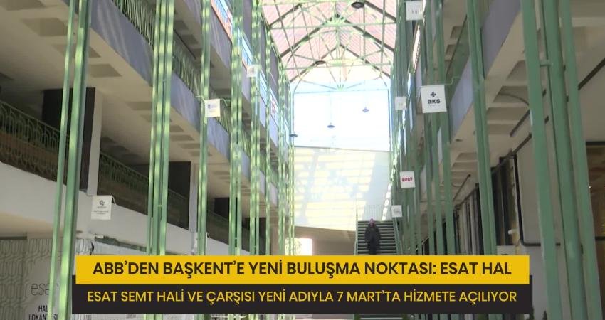 Mansur Yavaş: “7 Mart’ta Esat Hâl Sanat Galerisi, Esat Genç Akademi ve Prof. Dr. Ruşen Keleş Kütüphanesi’ni Başkentlilerle buluşturuyoruz” Ankara Büyükşehir Belediye (ABB) Başkanı Mansur Yavaş, "7 Mart Cumartesi
