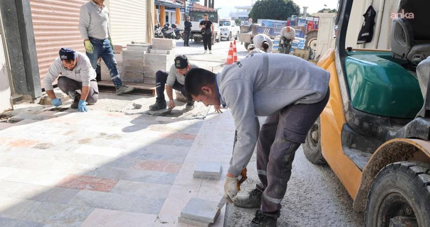 Marmaris Belediyesi’nin çarşı bölgesinde başlattığı yenileme ve dönüşüm çalışmaları 7
