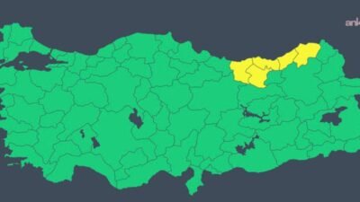 Meteoroloji’den Doğu Karadeniz için kuvvetli yağış uyarısı İçişleri Bakanlığı, 4 Mart Çarşamba günü Giresun, Trabzon, Rize ve