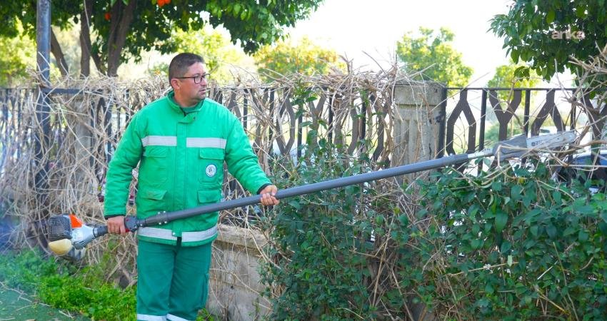 Milas Belediyesi Park ve Bahçeler Müdürlüğü ekipleri, ilçe genelindeki yeşil