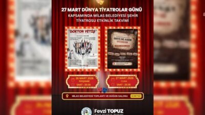 Milas Belediyesi, 27 Mart Dünya Tiyatro Günü dolayısıyla "Dosya No: