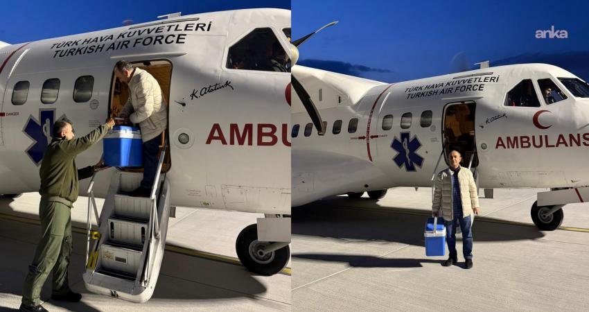 Milli Savunma Bakanlığı (MSB), Hava Kuvvetleri Komutanlığı’na ait ambulans uçağıyla
