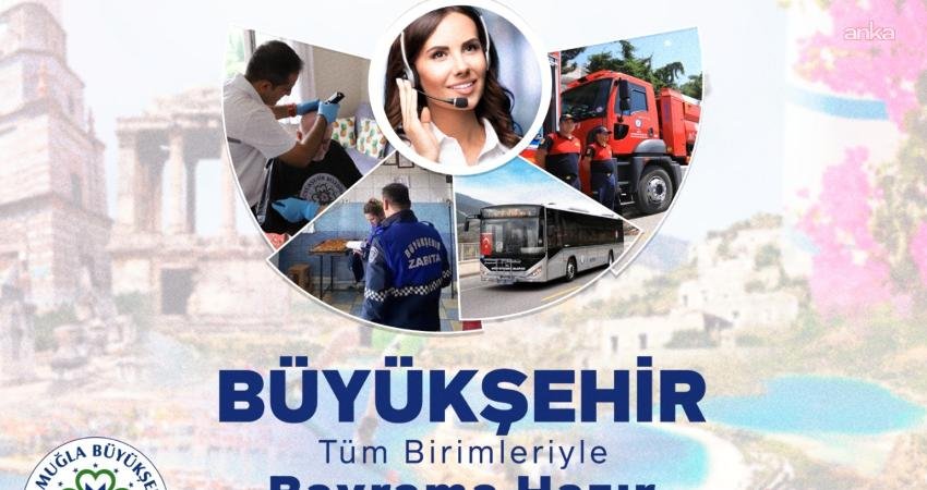 Muğla Büyükşehir Belediyesi, vatandaşların huzurlu bir bayram geçirmesi için kent