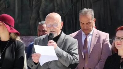 Muğla'da 14 Mart Tıp Bayramı dolayısıyla Tabip Odası üyeleri, Menteşe