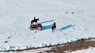 Muğla'dan 21 yıl önce çalınan traktör, Van'da Atlı Jandarma Timi'nin