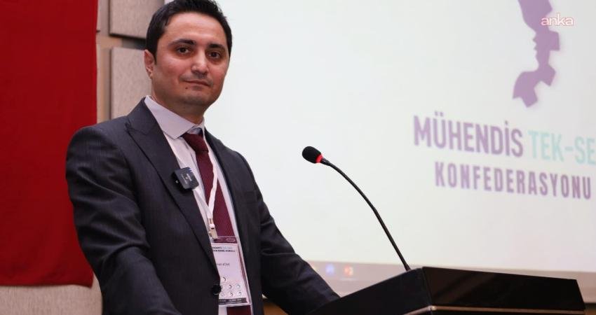 Mühendis Tek Sen Konfederasyonu Genel Başkanı Emrah Atak, kamu mühendis