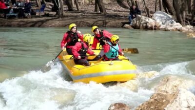 Rafting Türkiye Şampiyonası ve Milli Takım Seçme Yarışları, Tunceli’de başladı.