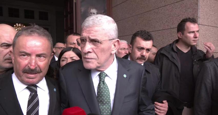 İYİ Parti Genel Başkanı Müsavat Dervişoğlu, MHP Genel Başkanı Devlet