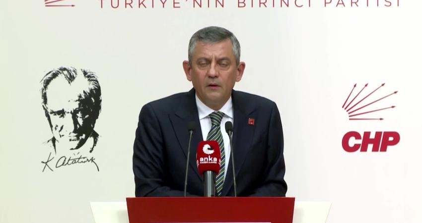 CHP Genel Başkanı Özgür Özel, "Genel seçim sandığını getirmesi için