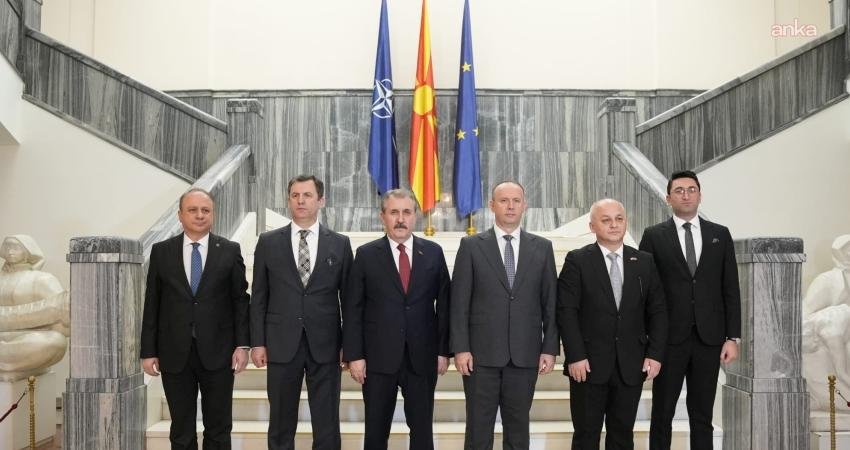 Büyük Birlik Partisi Genel Başkanı Mustafa Destici, Kuzey Makedonya temasları