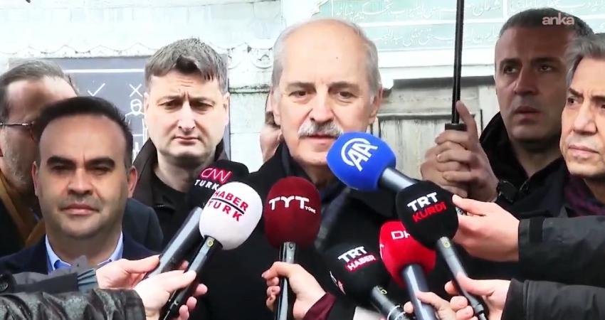 TBMM Başkanı Numan Kurtulmuş İstanbul'da, "Bu bayram sabahındaki en büyük