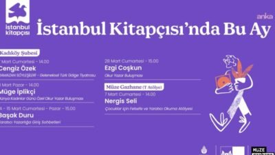 İstanbul Büyükşehir Belediyesi Kültür AŞ’ye bağlı İstanbul Kitapçısı, mart ayında