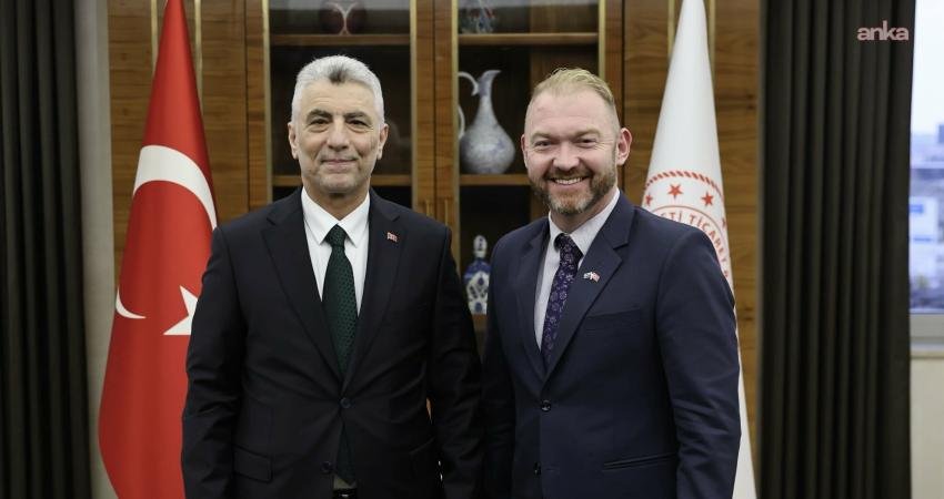 Ticaret Bakanı Ömer Bolat, Yeni Zelanda'nın Ankara Büyükelçisi Greg Lewis