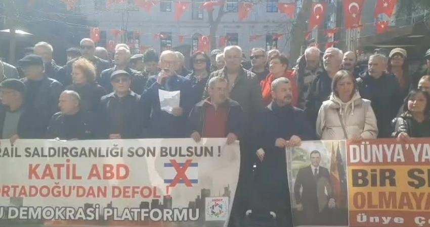 Ordu Demokrasi Platformu, ABD ve İsrail’in İran'a saldırılarına tepki gösterdi. Platform