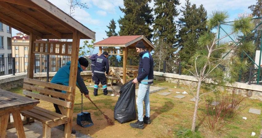 Ortahisar Belediyesi, ilkbaharın gelmesiyle birlikte ilçe genelindeki park, bahçe ve