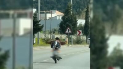Osmaniye’de motosiklet üzerinde akrobatik hareketler yapan sürücüye 128 bin 500