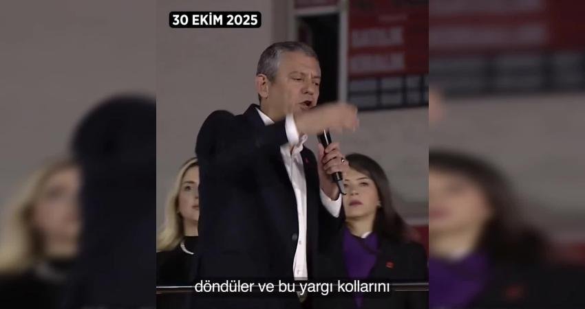 CHP Genel Başkanı Özgür Özel, Adalet Bakanı Akın Gürlek'in Antalya Büyükşehir Belediye