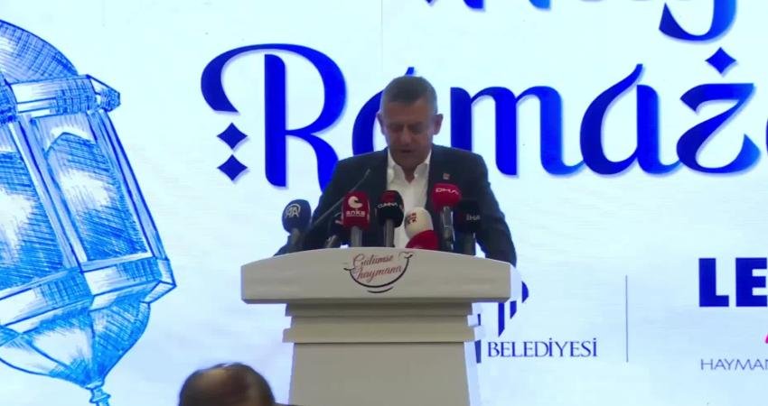 CHP Genel Başkanı Özgür Özel, Ankara’nın Haymana ilçesinde çiftçilerle yaptığı