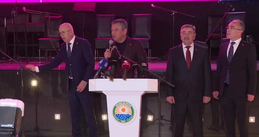 CHP Genel Başkanı Özgür Özel, Gölbaşı Belediyesi'nin iftar programında yaptığı konuşmada,