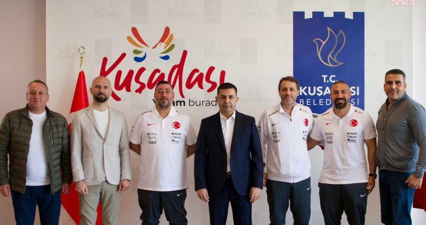 İspanya’da oynanacak Avrupa A Ligi maçlarına hazırlanmak için Kuşadası’nda kampa