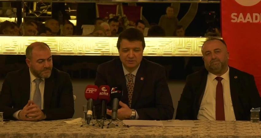 Saadet Partisi Genel Başkanı Mahmut Arıkan, "ülkenin 86 milyonuna eşit,