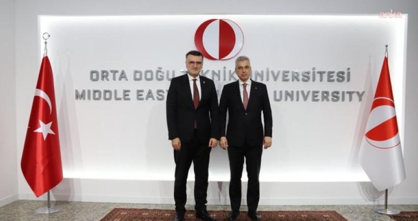 Sağlık Bakanı Kemal Memişoğlu, Orta Doğu Teknik Üniversitesi (ODTÜ) Rektörü Prof.