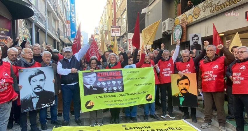 Samsun Devrimci 78’liler Derneği’nden Kızıldere mesajı Samsun Devrimci 78'liler Derneği, Mahir Çayan ve arkadaşlarının öldürülmesinin yıldönümünde