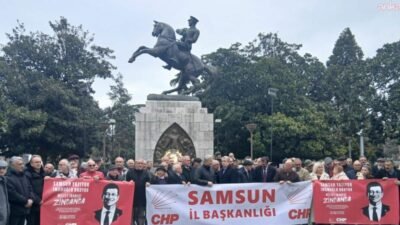 CHP Samsun İl Örgütü, Cumhurbaşkanı adayı Ekrem İmamoğlu’nun tutsaklığının 365.