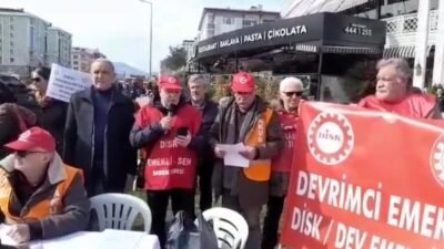 DİSK’e bağlı Devrimci Emekliler Sendikası (DEV EMEKLİ-SEN) Samsun Atakum Şubesi